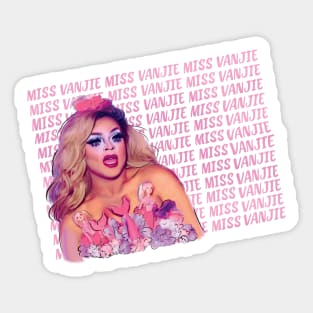 Miss Vanjie Drag Race Sticker